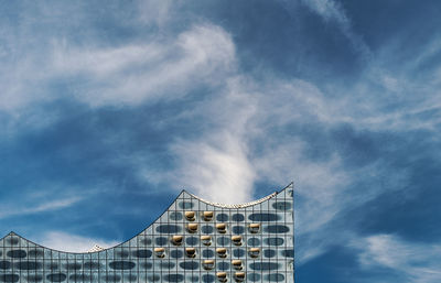 Low angle view of building against sky