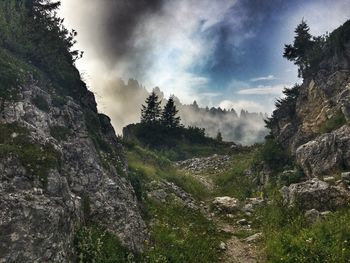 Panoramic view of landscape against sky