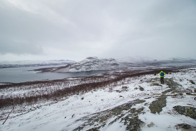 People on snow