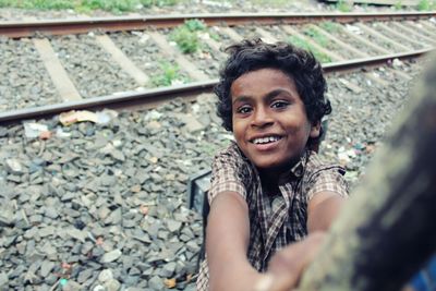 Portrait of smiling girl