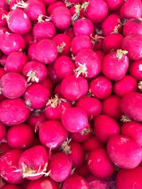 Full frame shot of strawberries