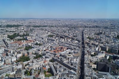 High angle view of cityscape