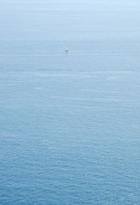 High angle view of sea