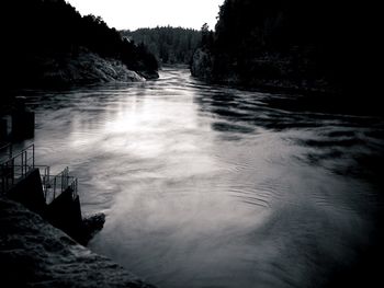 Scenic view of river