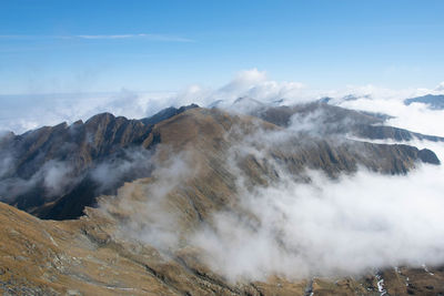 View from moldoveanu peak