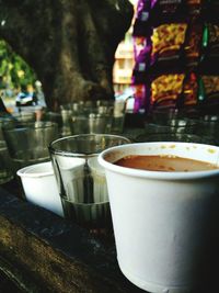 Close-up of drink