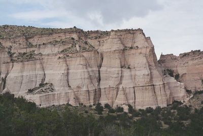 Scenic view of rocky mountains