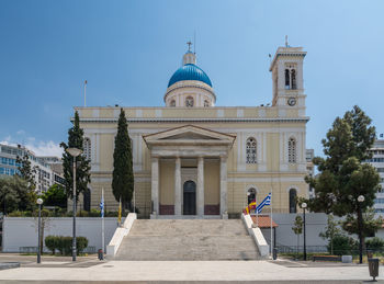 Exterior of building against sky