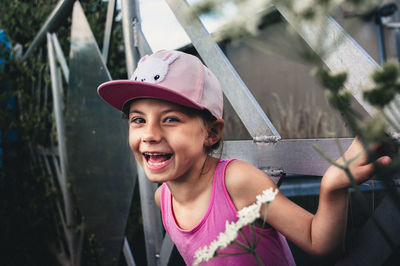 Portrait of a smiling girl