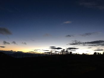Scenic view of sky at sunset