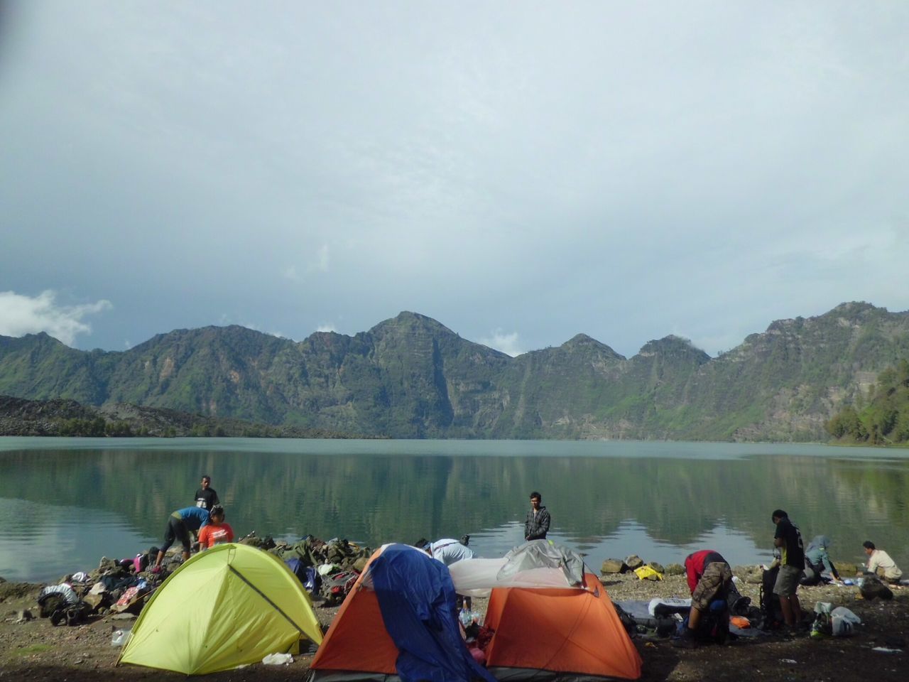 Danau segara anak gunung rinjani lombok