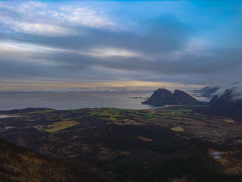 Scenic view of landscape against sky
