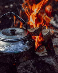 Campfire coffeepot