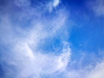 Low angle view of clouds in sky