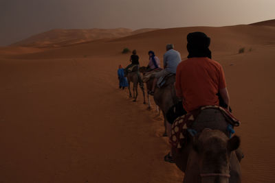 Woman in desert