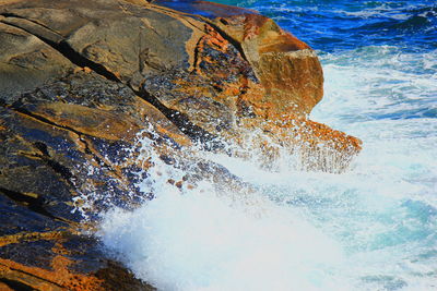 Close-up of sea waves