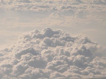 Low angle view of clouds in sky