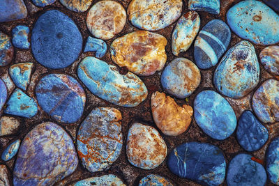 Full frame shot of stones