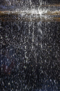 Full frame shot of water falling from fountain