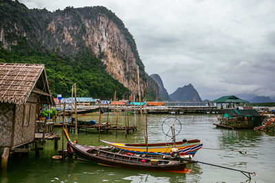 Boats in a lake