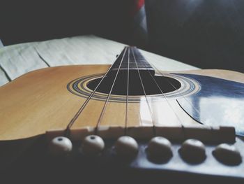 Close-up of guitar