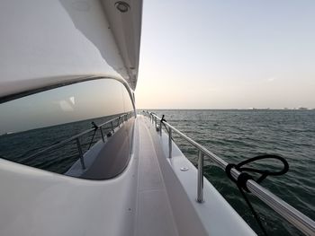 Yacht on the sea
