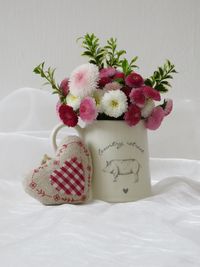 Close-up of strawberries on table