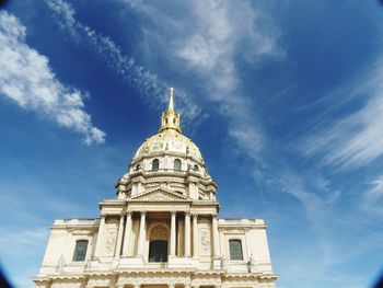Low angle view of building against sky