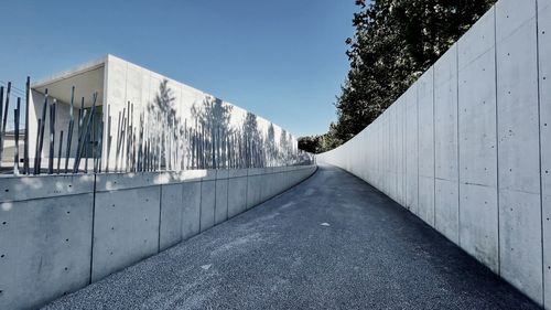 View of bridge against clear sky