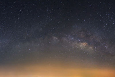 Low angle view of stars in sky