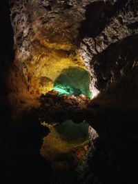 Scenic view of rock formations