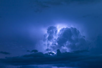 Low angle view of clouds in sky