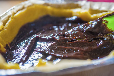 Close-up of ice cream in bowl