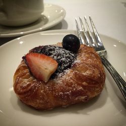 Close-up of served food