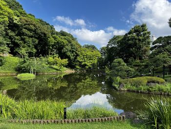 Japanese garden, reflection