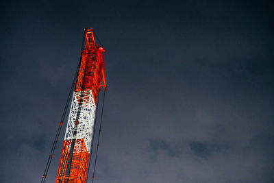 Low angle view of tower against sky