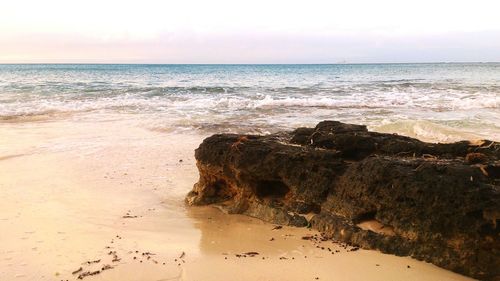 Scenic view of beach