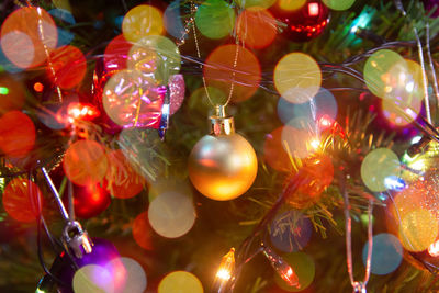 Close-up of christmas decoration