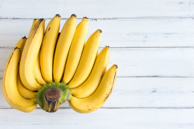 High angle view of fruit on table