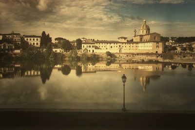 River with buildings in background