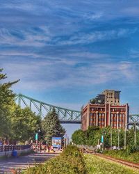 Built structure against cloudy sky