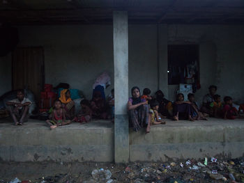 People sitting in room