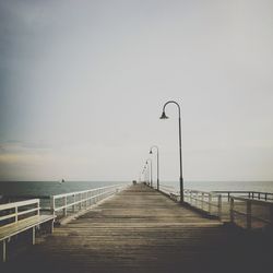 Jetty leading to sea