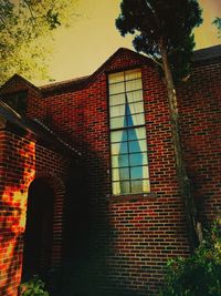 Low angle view of building against sky