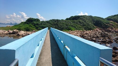 Walkway along trees