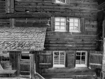 Exterior of old abandoned building