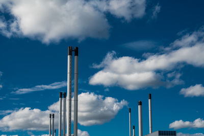 Chimneys at industrial building