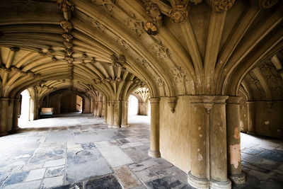 Corridor of historic building