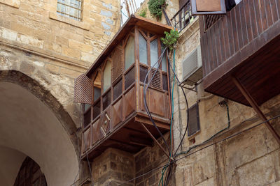 Low angle view of old building