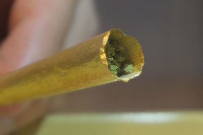 Close up of cigarette